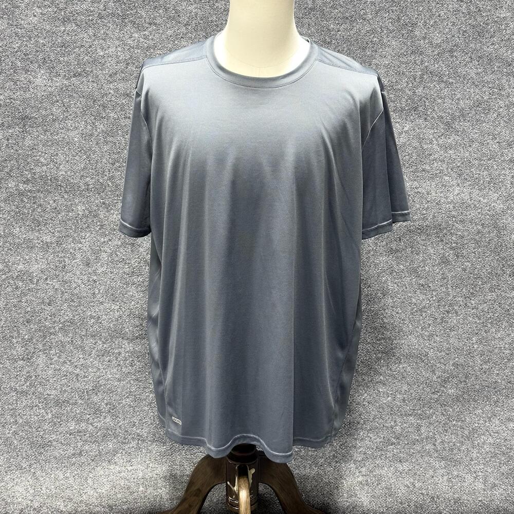 Jockey Shirt Mens 2XL Gray Sport Core Crew Tee Athletic Performance Running